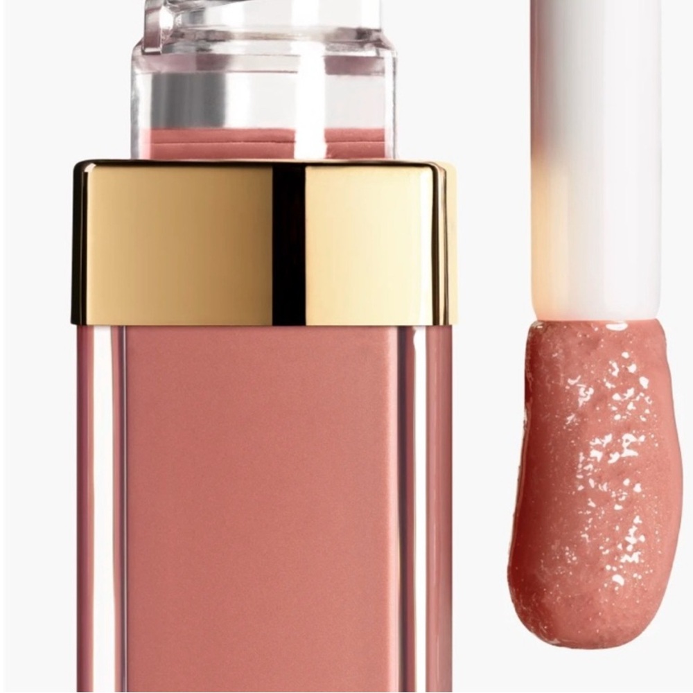 Chanel Caramel Lip Gloss and sample Bleu de Chanel Perfume